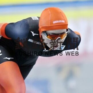 佐藤（厚岸出身）１５００で４位　男子の野々村（別海出身）７位　スピード五輪選考会_1(2022-01-03)