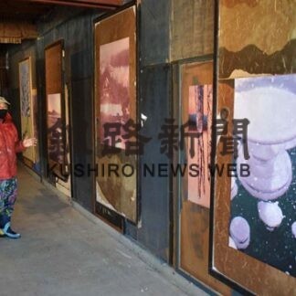 極寒芸術祭　個性的な力作ずらり(2022-02-05)