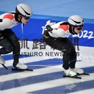 新濱、森重いざスピード　１８日男子1000、１９日女子マススタート、佐藤上位狙う_1(2022-02-18)