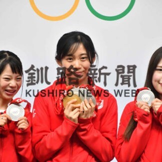 「チームワークで銀」　女子団体追い抜き・佐藤選手が会見(2022-02-21)
