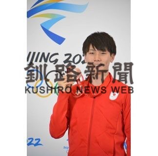 「ここに立ててよかった」　スピード５００銅の森重選手が会見(2022-02-20)