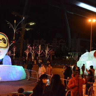 北京よもやま話「五輪仕様の特別ライトアップ」(2022-03-02)