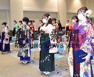 看護師の道へ第一歩　釧路労災看護学校卒業式(2022-03-05)