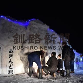 個性豊かな作品そろう　中標津「おうちで雪像コンクール」_2(2022-03-10)