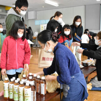 ３カ月ぶり地域食堂　配布形式で(2022-04-07)