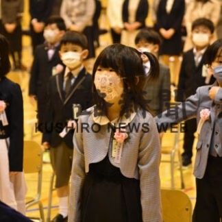 根室管内小中学校３０校で入学式(2022-04-07)