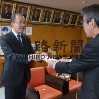 「地域の振興に」本田組が市に１０００万円寄付(2022-04-17)