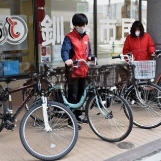 今季のレンタサイクル開始　釧路市民活動センターわっと(2022-04-13)