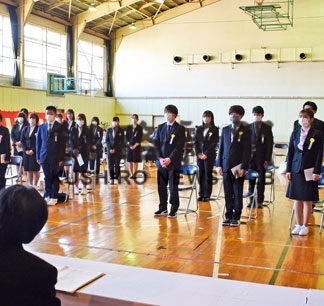 夢目指し新たな一歩　くしろせんもん学校入学式(2022-04-07)