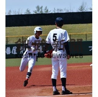 釧湖陵コールド勝ち　全道高校野球釧根支部予選(2022-05-11)