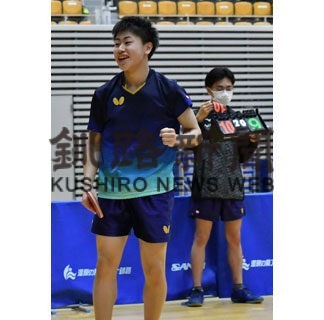 釧明輝盤石も他校一矢　高体連卓球総評(2022-05-24)