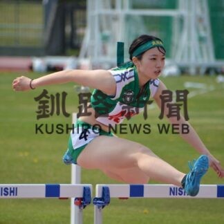 馬場（武修館）１００㍍障害連覇　高体連陸上(2022-05-20)