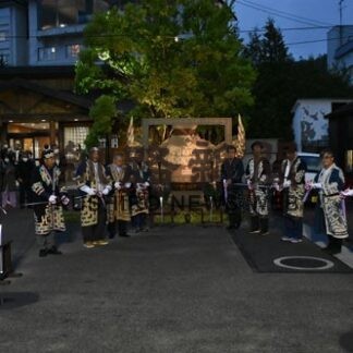 カムイルミナ開催祝う　阿寒湖温泉でオープニングセレモニー(2022-06-21)