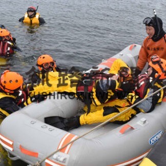 水難救助能力向上へ訓練　根室海保と消防本部(2022-06-30)