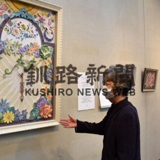 「豊かな表現味わって」戸塚刺しゅう　３年ぶり作品展(2022-06-23)