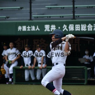 中標津１６安打の猛攻　全国高校野球北大会釧根支部予選(2022-06-29)