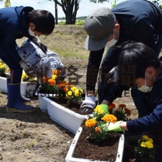 桜 大きくなってね　標茶・沼幌小で節目祝い記念植樹(2022-06-12)