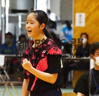 釧鳥取女子 初優勝　中体連バドミントン釧路地区_1(2022-06-27)