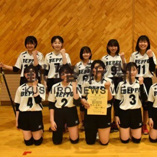 釧路連合攻めてＶ　バレー中体連(2022-07-04)