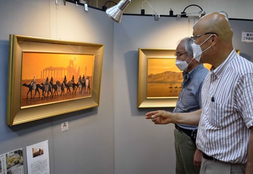 仏教伝来など80作品並ぶ 平山郁夫版画展 (2022-07-29)