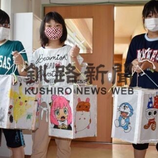 城山小４年生、地域の祭りを自主開催　あんどん作りなど準備着々(2022-07-12)