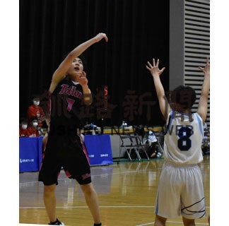 男女４強出そろう　中体連バスケ(2022-07-10)