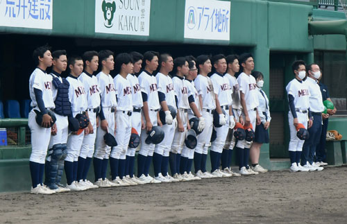 釧明輝 開幕戦飾れず　高校野球北北海道大会(2022-07-15)
