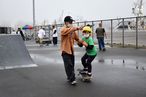 スケボーの基礎伝授 初心者講習会(2022-08-29)