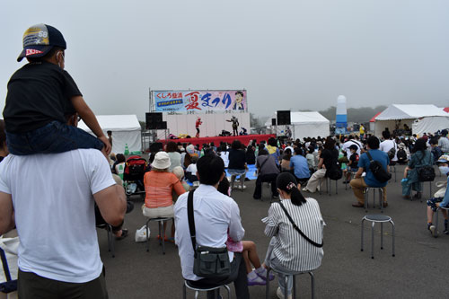 ヒーローショーや多彩な催し人気 益浦夏まつり(2022-08-14)