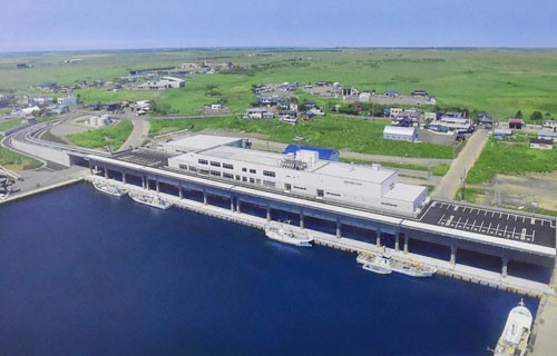 歯舞漁港待望の新施設 衛生管理型、完成祝う_1(2022-08-31)