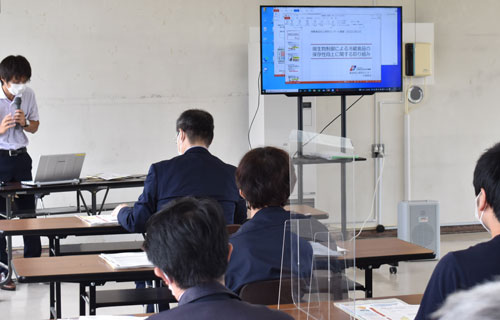 食品加工の技術紹介 道の研究機関が釧路に出張(2022-08-28)