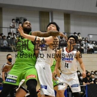三森選手（バンビシャス奈良）中標津で初の凱旋試合　Ｂリーグ(2022-09-13)