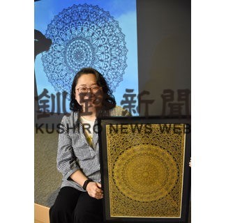 おたのしけギャラリーであすから樫尾さんの切り絵個展(2022-09-16)