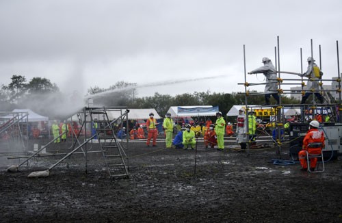 消防団員技能競技 訓練の成果披露、厚岸第1分団優勝(2022-09-18)