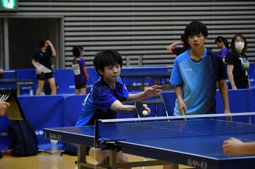 3部門に分かれ熱戦展開 卓球ヤサカ杯、今井・三林(釧景雲)制覇(2022-09-19)