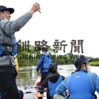 釧路湿原応援プロジェクト始動　飲食店従業員がカヌー体験(2022-09-08)