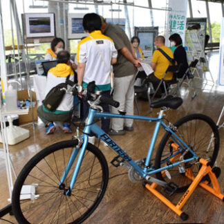 自転車の利用を促進　根室で体験キャラバン(2022-09-10)