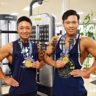 メンズフィジーク、釧路管内の２人優勝(2022-09-05)