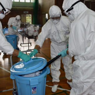 鳥インフル想定し演習　発生に備え流れ体験(2022-09-30)