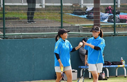 根室男子、中標津女子Ｖ　高校ソフトテニス_1(2022-09-26)