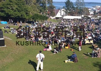 厚岸牡蠣まつり２万１７００人入り込み(2022-10-13)