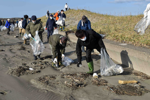 クリーンプロジェクトで美しい海岸保持(2022-11-01)