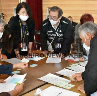 ゲーム通し防災意識高める　ボランティアセンター運営訓練(2022-10-28)