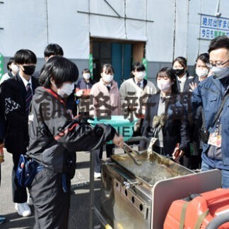 炊き出し、避難訓練　阿寒高で防災の日(2022-10-08)