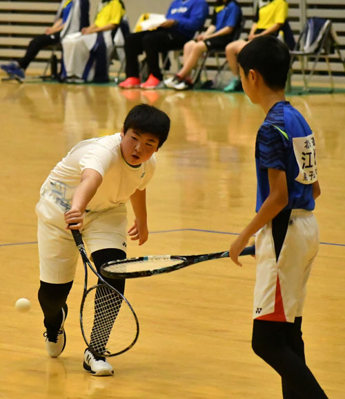 男子・鶴居、女子・釧青陵V ソフトテニス中学対抗(2022-10-23)