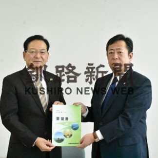 町に５要望提出　建設業協会(2022-10-22)