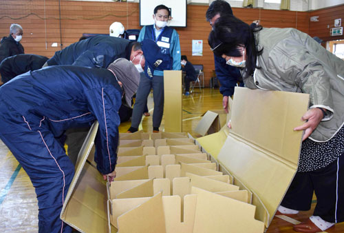 防災の大切さ地域で学ぶ 花咲港地区で避難訓練(2022-11-12)