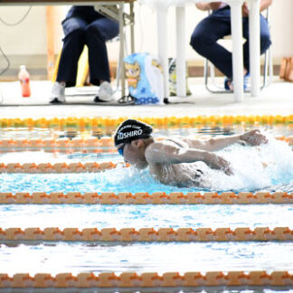 中学女子 松田（釧青陵）最優秀賞　水泳、男子は安田（釧附属）獲得(2022-11-13)