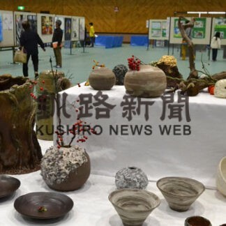 文化祭で力作ずらり(2022-11-05)