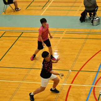 渡部・田中組（白糠）が優勝　中学バドミントン、女子は菊田・武藤組（根室光洋）(2022-11-13)